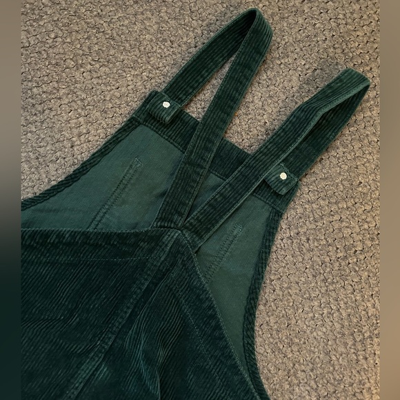 Green corduroy Romper - Picture 3 of 3
